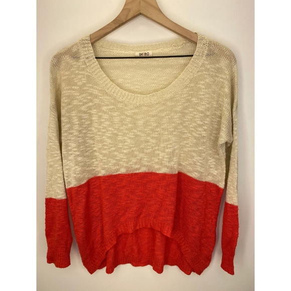 intro. Crew Neck Long Sleeve Sweater Size Small - Picture 1 of 7